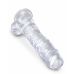 Realistyczne dildo Pipedream King Cock Clear