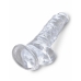 Realistyczne dildo Pipedream King Cock Clear