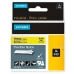 Laminated Tape for Labelling Machines Dymo ID1-19 Yellow Black 19 mm x 3,5 m