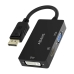 Adaptateur DisplayPort vers VGA / HDMI / DVI-D Aisens A125-0861 Noir