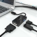 Adaptateur DisplayPort vers VGA / HDMI / DVI-D Aisens A125-0861 Noir