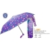 Foldable Umbrella Perletti Purple Ø 91 cm Children's Butterflies