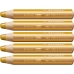 Colouring pencils Stabilo Woody Golden 3-in-1 (5 Units)