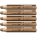 Colouring pencils Stabilo Woody Brown 3-in-1 (5 Units)