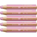 Crayons de couleur Stabilo Woody Rose 3-en-1 (5 Unités)