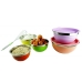 Set of bowls Bepro Multicolour 9 x 21 x 21 cm