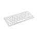 Bluetooth-tastatur Bluestork BS-KB-MICRO/BT/SP Hvid Sølvfarvet Spansk qwerty