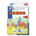 Tuschpennor Staedtler Noris Club Orange 6 antal