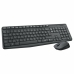 Ασύρματο Πληκτρολόγιο και Ποντίκι Logitech MK235 Γκρι QWERTY Qwerty US