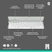 Keyboard Logitech White QWERTY