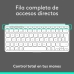 Клавиатура Logitech Белый QWERTY