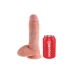 Dildo 8 Inča s Testisima Boje Mesa Pipedream King Cock