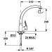 Mischbatterie Teka 8191462 Chrom Messing