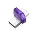 Memoria USB Kingston microDuo 3C 128 GB Morado