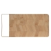 Skärbräda Home ESPRIT Gyllene Naturell Metall Bambu 35,5 x 17,5 x 1,5 cm