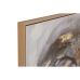 Painting Home ESPRIT Brown Beige Golden Colonial African Woman 80 x 3,5 x 120 cm (2 Units)