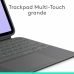 Fodral till Läsplatta Logitech iPad Pro 2024 Svart Qwerty Spanska QWERTY