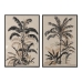 Cadre Home ESPRIT Vert Beige Palmiers Doré Tropical 63 x 4,5 x 93 cm (2 Unités)