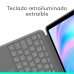 Fodral till Läsplatta Logitech iPad Air 2024 Grå Qwerty Spanska QWERTY