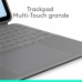 Housse pour Tablette Logitech iPad Air 2024 Gris Espagnol Qwerty QWERTY