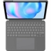 Housse pour Tablette Logitech iPad Air 2024 Gris Espagnol Qwerty QWERTY