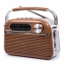 Bärbar Bluetoothradio Kooltech Vintage