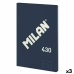 Anteckningsbok Milan 430 Blå A4 48 Blad 21 x 29,7 cm (3 antal)