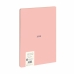 Caderno Milan 430 Cor de Rosa A4 48 Folhas 21 x 29,7 cm (3 Unidades)