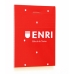 Papiertaschen ENRI Rot A7 80 Blatt 4 mm (10 Stück)