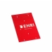 Paper Bag ENRI Red A5 80 Sheets 4 mm (5 Units)