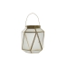 Farol DKD Home Decor Cristal Dorado Latón (18 x 20 x 23 cm)