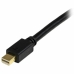 Adaptador Mini DisplayPort para DVI Startech MDP2DVIMM6B          (1,8 m) Preto 1.8 m