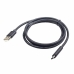 USB 2.0 A til USB-C-kabel GEMBIRD CCP-USB2-AMCM-1M Sort 1 m