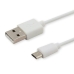 Cabo USB para micro USB Savio CL-123 Branco 1 m