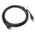 USB Extension Cable Lanberg CA-USBE-10CC-0030-BK Black 3 m