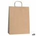 Papirpose Fama Brun Med håndtak 125 g/m² 26 x 10 x 35 cm (25 enheter)