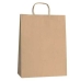 Papirpose Fama Brun Med håndtag 125 g/m² 26 x 10 x 35 cm (25 enheder)