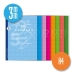 Notebook Lamela Cuadrovía Multicolour A4 50 Sheets 10 Pieces (40 Units)