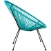 Chaise de jardin Alexandra House Living Bleu 80 x 83 x 71 cm Polyéthylène