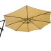 Parasol Alexandra House Living Castanho Preto 2,7 m Poliéster