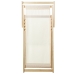 Amaca pieghevole Alexandra House Living Crema 61 x 103 x 96 cm Stoffa