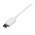 Cabo USB para micro USB Startech USBPAUB2MW Branco Amarelo (4 Unidades)