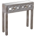 Console Alexandra House Living Transparent Doré Bois 80 x 80 x 25 cm