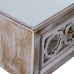 Console Alexandra House Living Transparent Doré Bois 80 x 80 x 25 cm