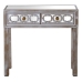 Console Alexandra House Living Transparent Doré Bois 80 x 80 x 25 cm