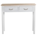 Console Alexandra House Living Blanc Marron Bois 90 x 81 x 28 cm