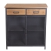 Buffet Alexandra House Living Marron Noir Métal 80 x 85 x 40 cm