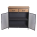 Buffet Alexandra House Living Marron Noir Métal 80 x 85 x 40 cm