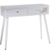 Console Alexandra House Living Bianco Dorato Legno 90 x 78 x 30 cm