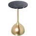 Table d'appoint Alexandra House Living Noir Doré Bois 35 x 60 x 35 cm